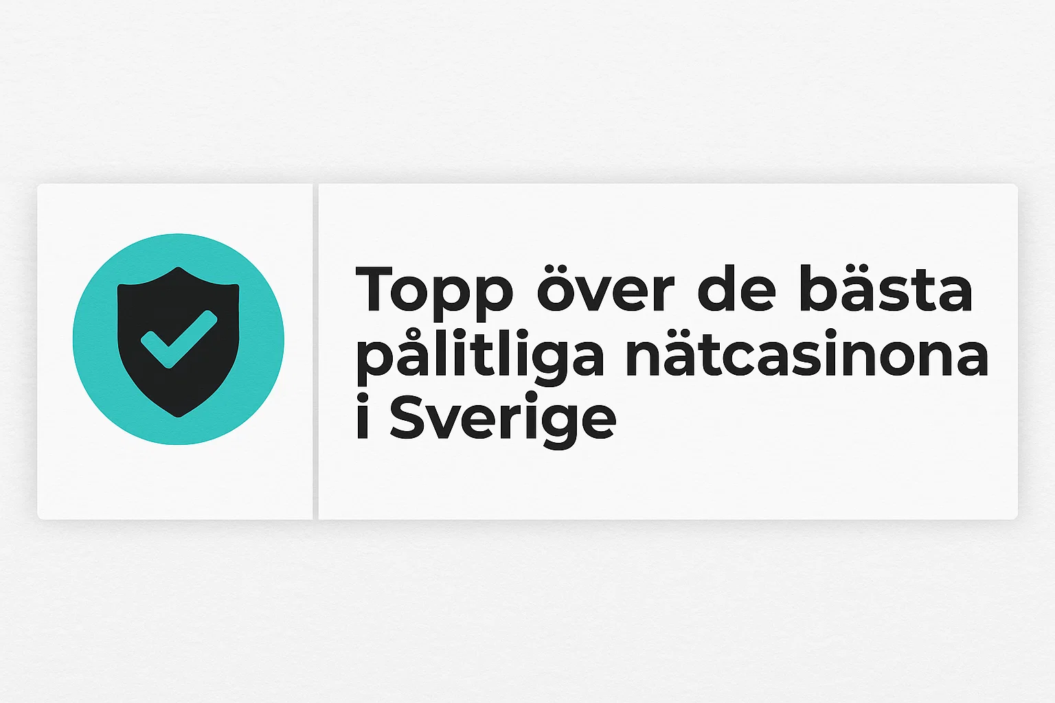 Topp över de bästa pålitliga nätcasinona i Sverige